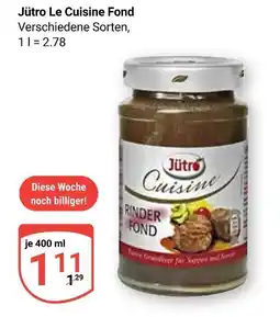 Globus Jütro le cuisine fond Angebot