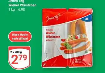 Globus Jeden tag wiener würstchen Angebot