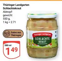 Globus Thüringer landgarten schlachtekraut Angebot