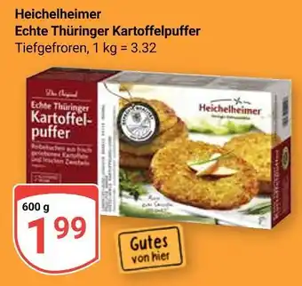 Globus Heichelheimer echte thüringer kartoffelpuffer Angebot