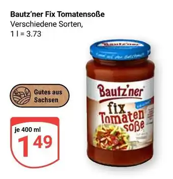 Globus Bautz'ner fix tomatensoße Angebot