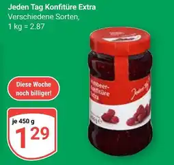 Globus Jeden tag konfitüre extra Angebot