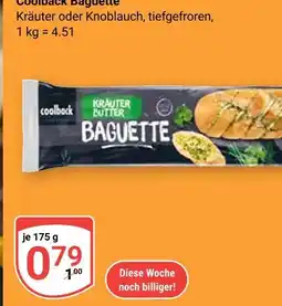 Globus Coolback kräuter butter baguette Angebot