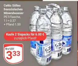 Globus Celtic stilles französisches mineralwasser Angebot