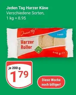 Globus Jeden tag harzer käse Angebot