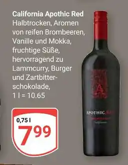 Globus California apothic red Angebot