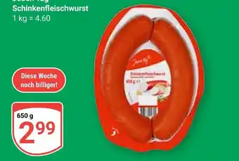 Globus Schinkenfleischwurst Angebot