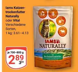 Globus Iams katzentrockenfutter naturally Angebot