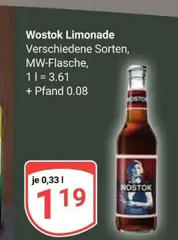 Globus Wostok limonade Angebot