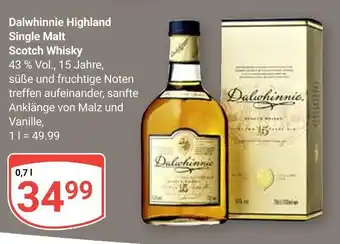 Globus Dalwhinnie highland single malt scotch whisky Angebot
