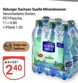 Globus Ileburger sachsen quelle mineralwasser Angebot