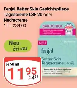 Globus Fenjal better skin gesichtspflege tagescreme lsf 20 Angebot