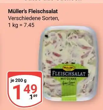 Globus Müller’s fleischsalat Angebot