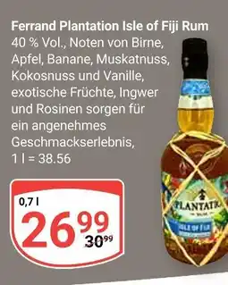 Globus Ferrand plantation isle of fiji rum Angebot