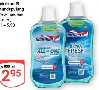 Globus Odol-med3 all in one schutz mundspülung Angebot