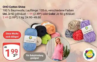 Globus Oho cotton shine uni Angebot