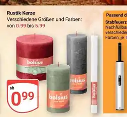 Globus Bolsius rustik kerze Angebot