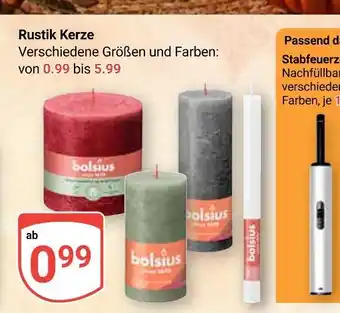 Globus Bolsius rustik kerze Angebot