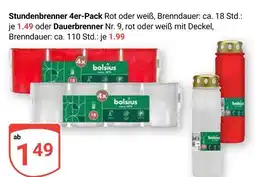 Globus Bolsius stundenbrenner 4er-pack Angebot