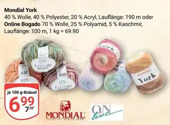 Globus Mondial york Angebot