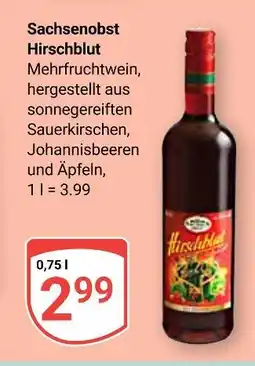 Globus Sachsenobst hirschblut Angebot