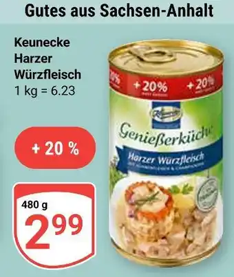 Globus Keunecke harzer würzfleisch Angebot