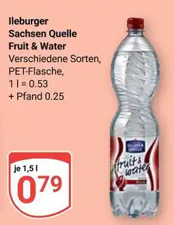 Globus Ileburger sachsen quelle fruit & water Angebot