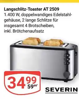 Globus Severin langschlitz-toaster at 2509 Angebot