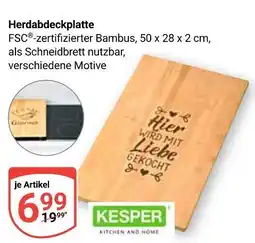 Globus Kesper herdabdeckplatte Angebot