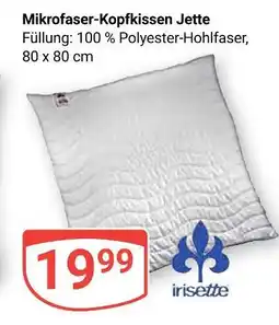 Globus Irisette mikrofaser-kopfkissen jette Angebot