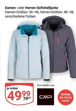 Globus Cmp damen- oder herren-softshelljacke Angebot