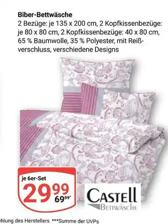 Globus Castell bettwäsche biber-bettwäsche Angebot