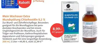 Globus Mein wachauer extra mundspülung chlorhexidin 0,2 % Angebot