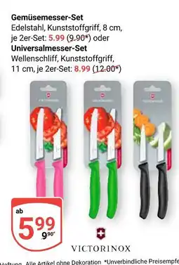 Globus Victorinox gemüsemesser-set Angebot