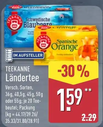Aldi Nord Teekanne schwedische blaubeere Angebot