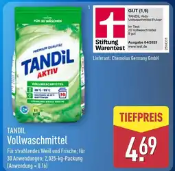 Aldi Nord Tandil aktiv vollwaschmittel Angebot