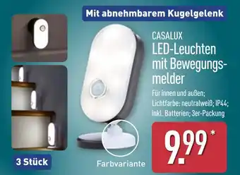 Aldi Nord Casalux led-leuchten mit bewegungsmelder Angebot