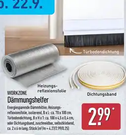 Aldi Nord Workzone heizungsreflexionsfolie Angebot