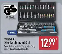 Aldi Nord Workzone steckschlüssel-set 53-tlg Angebot