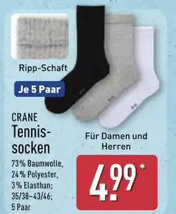 Aldi Nord Crane tennissocken Angebot