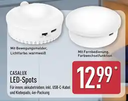 Aldi Nord Casalux led-spots mit bewegungsmelder Angebot