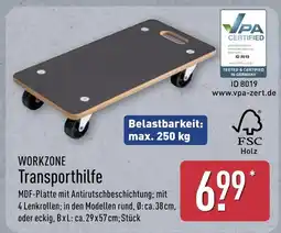 Aldi Nord Workzone transporthilfe rund Angebot