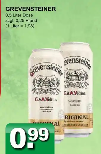 Getränkeparadies Gefromm Grevensteiner original Angebot