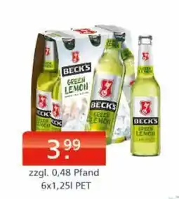 Getränkeparadies Gefromm Beck's green lemon Angebot