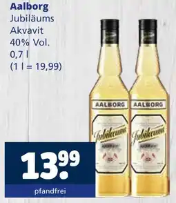 Getränkewelt Aalborg jubiläums akvavit Angebot