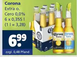 Getränkewelt Corona extra o. cero 0,0% Angebot