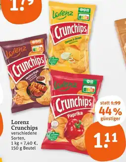 tegut Lorenz crunchips western style Angebot