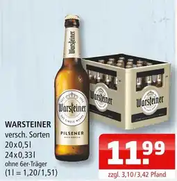 Getränke Oase Warsteiner pilsener Angebot