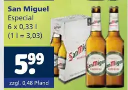 Getränkewelt San miguel especial Angebot