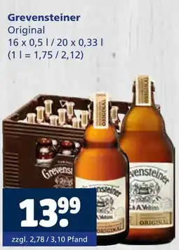 Getränkewelt Grevensteiner original Angebot